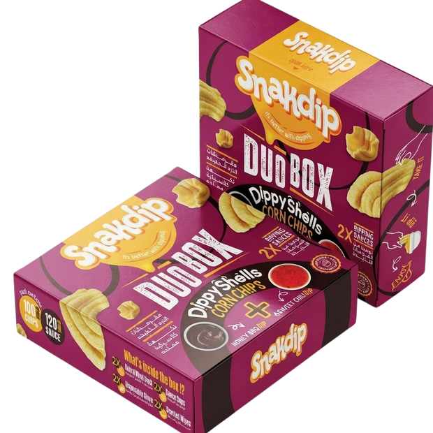 Dippy Shells + Sweet Chili & Honey BBQ (DUO BOX)